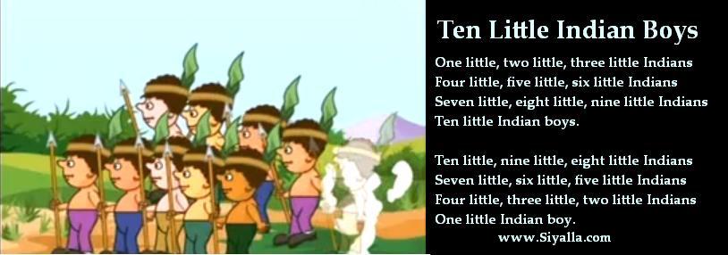 Backgrounds For Little Kids. Ten Little Indian Boys