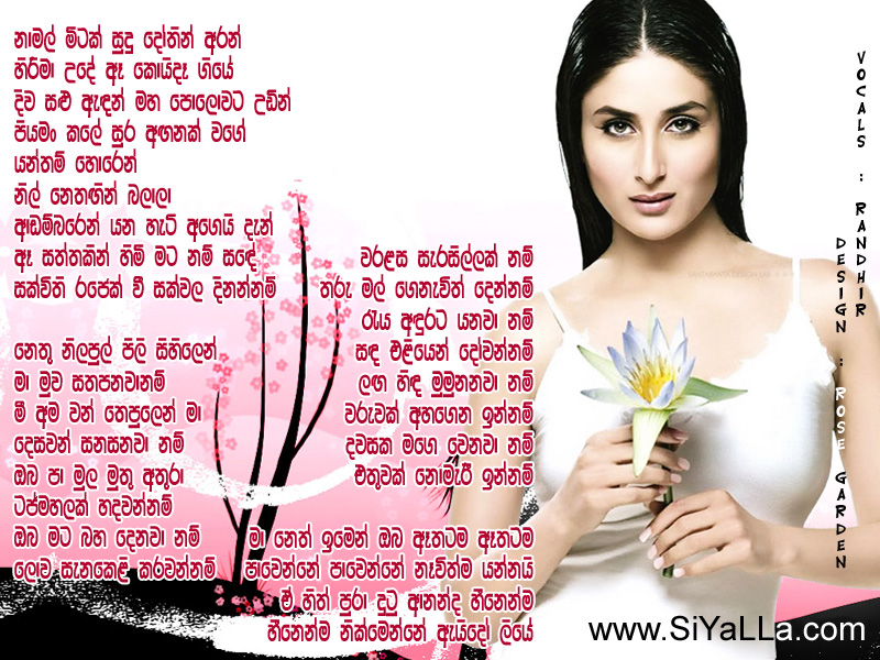 Naa Mal Mitak Sudu Dothin Aran Song Lyrics by Randhir Witana