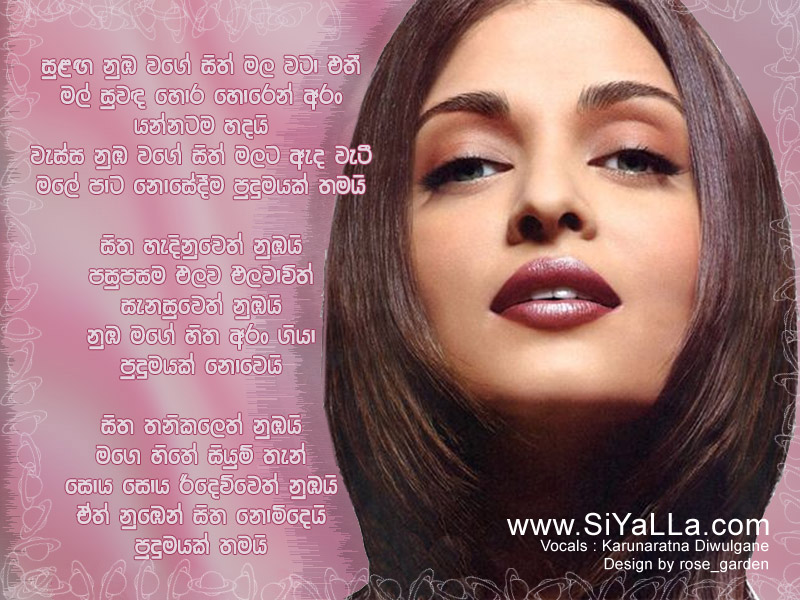 Sulanga Numba Wage Song Lyrics by Karunarathna Divulgane