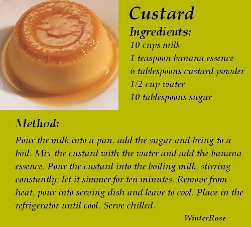 Custard Recipe