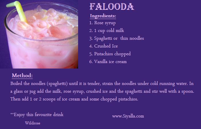 Falooda Recipe