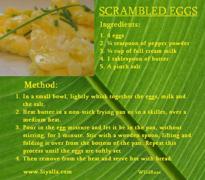 Srambled Eggs Recipe