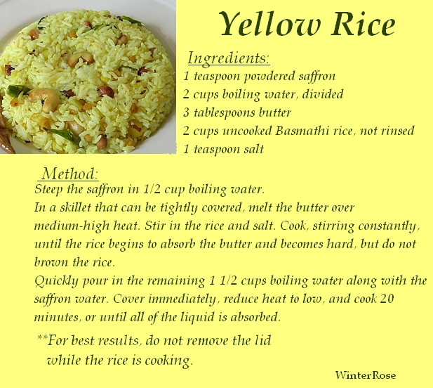 Yellow Rice Recipe