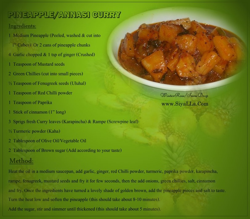 Pineapple Curry Recipe