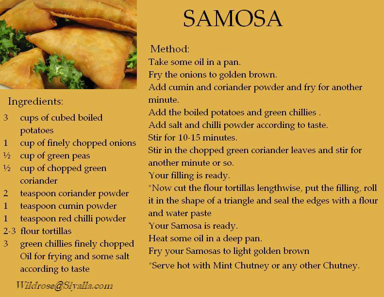 Samosa Recipe