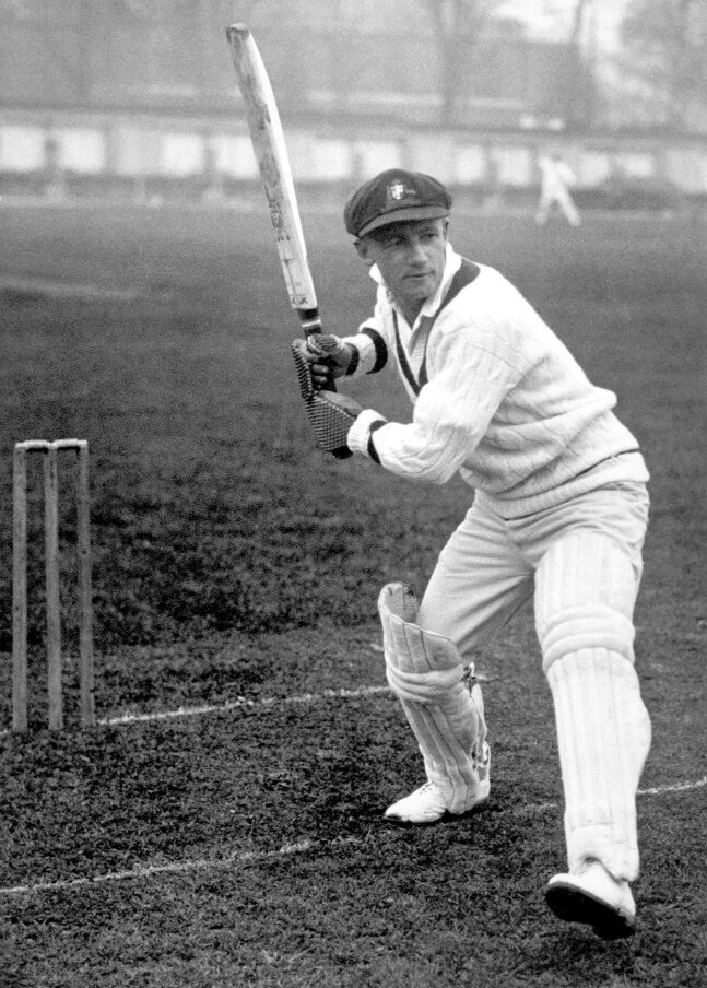 Sir Donald Bradman Batting