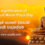 ‘Bak’ Full Moon Poya